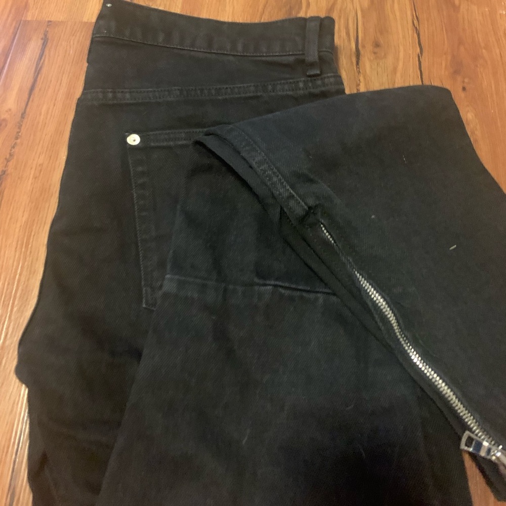 Mint Crew black skinny jeans with zipper size 36 mens